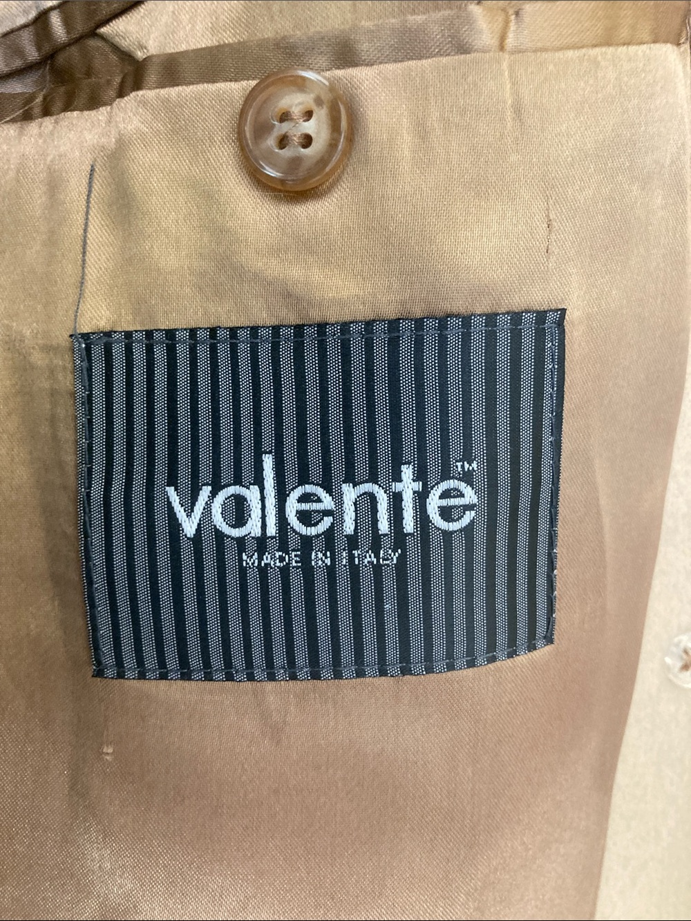 Vintage Valente Italian Wool Cashmere Men’s Overcoat - Picture 4 of 10